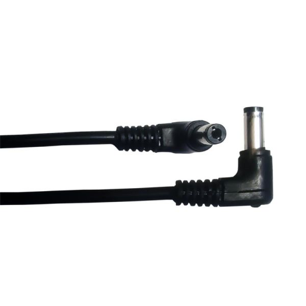 Câble d'alimentation 5.5/2.1mm mâle/mâle coudés long. 50cm (lot de 2) - PegasusAstro