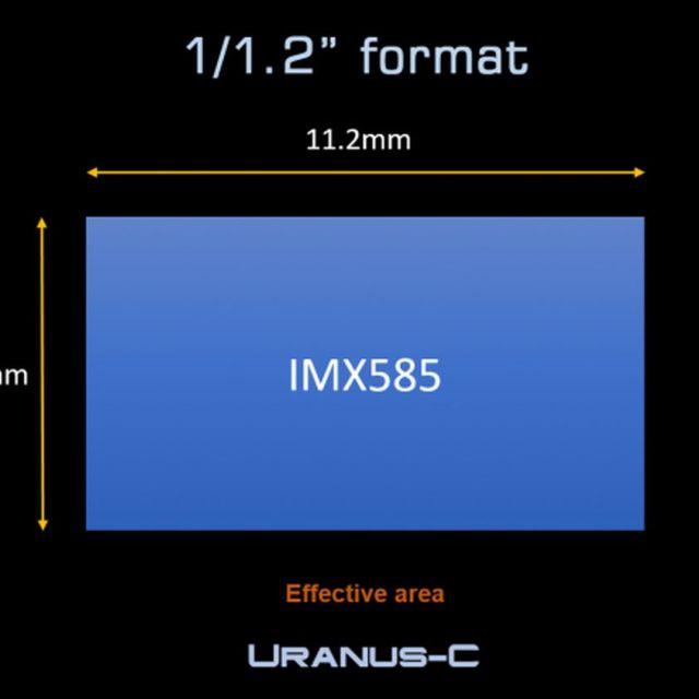 Caméra Uranus-C Couleur (IMX585) - Player-One Caméras planétaires