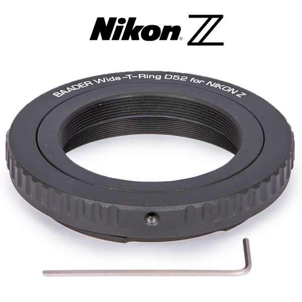 Bague adaptatrice T2 / S52 pour APN Nikon Z - Baader