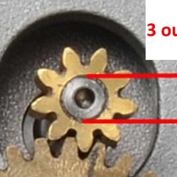 Outil d'extraction d'engrenage pour HEQ5 axe moteur Ø 3mm - Rowan