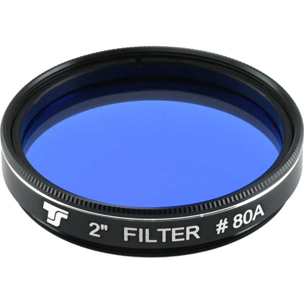 Filtre visuel coloré #80A bleu coulant 50,80mm (M48) - TSOptics