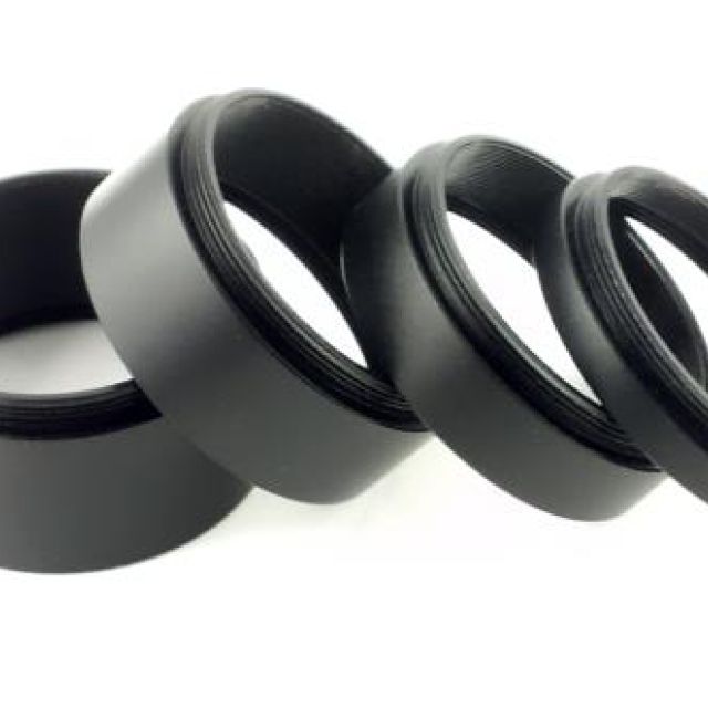 Lot de 4 tubes allonges vissants T2 m/f long. 5mm+10mm+15mm+20mm - PierroAstro 08. Accessoires filetés T2 et pièces auxilliaires