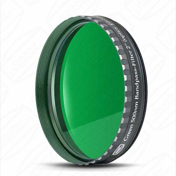 Filtre visuel coloré vert 500nm - coulant 50,80mm (M48) - Baader
