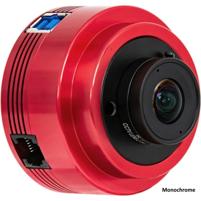 Caméra ASI662MM monochrome (IMX662) + objectif - ZWO Caméras planétaires