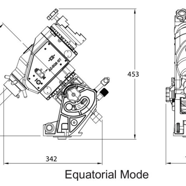 Monture AZ-EQ6 Pro GoTo alt-azimutale et équatoriale - Sky-Watcher Montures alt-azimutales