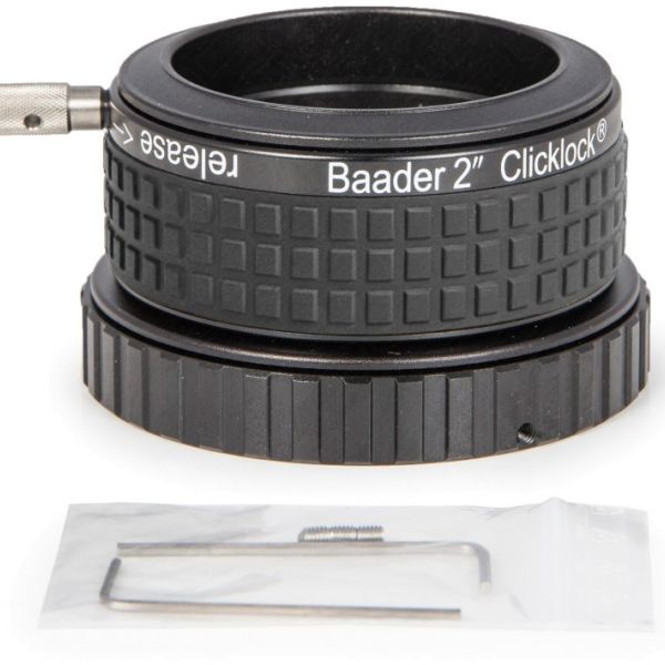 Porte-oculaires coulant 50,80mm auto-centreur ClickLock filetage femelle M68 x 0,75mm (Hexafoc) - Baader