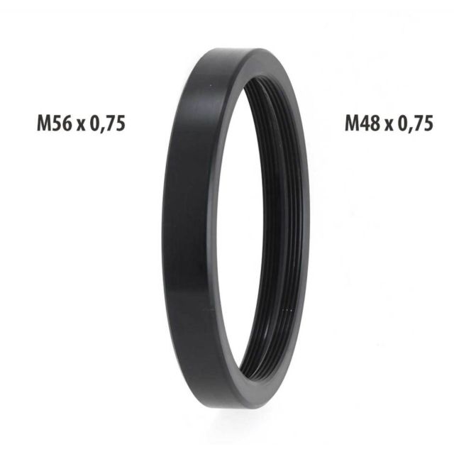 Bague adaptatrice M56x0,75mm femelle vers M48 femelle - TSOptics Bagues adaptatrices