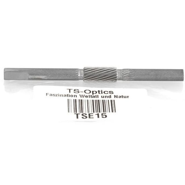 Axe de remplacement universel pour porte-oculaires RAP 2,5'' L=88mm D=6mm Module 0,4 - TSOptics Pièces détachées TS