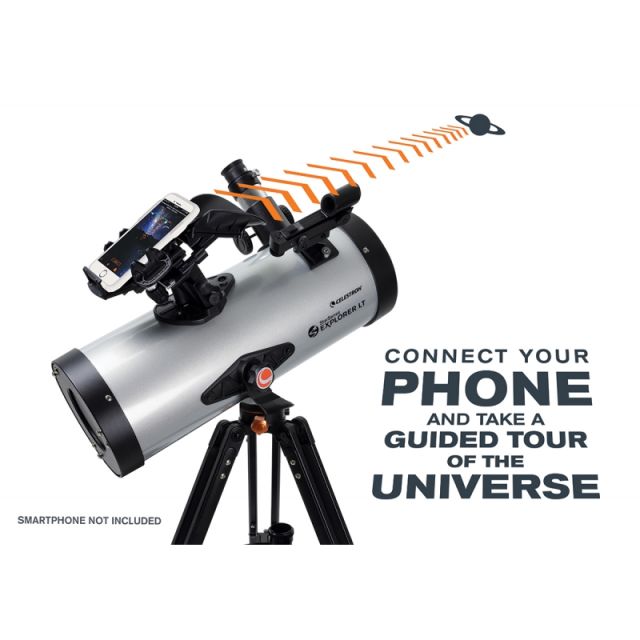 Télescope Newton 127/1000 visuel sur monture alt-azimutale StarSense Explorer LT - Celestron .Débutants