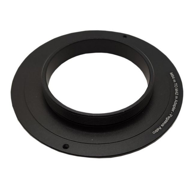 Bague adaptatrice M54 mâle vers T2 mâle - PegasusAstro Accessoires non optiques
