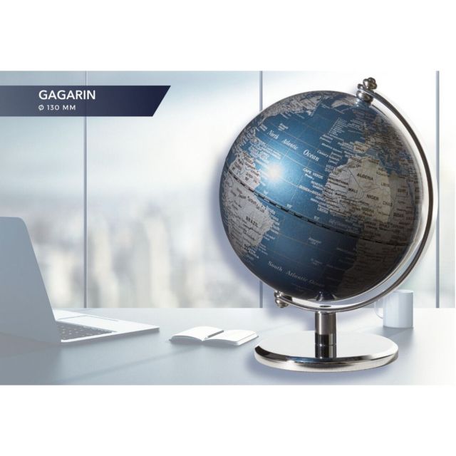 Globe terrestre Gagarin Ø130mm Bleu Profond - Troika Globes