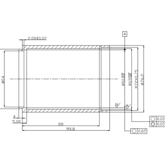 Correcteur de coma coulant 76,2mm (3'') pour Newton type Wynne Riccardi - TSOptics TS-Optics