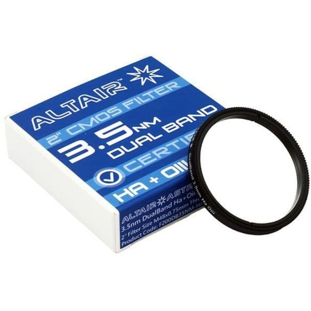 Filtre photo dual-bande Hα (H-alpha)-OIII 3,5nm ULTRA Premium - coulant 50,80mm (M48) - AltairAstro Altair-Astro