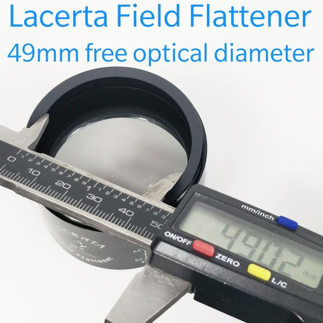 Correcteur de champ 1,0x pour lunettes ED et APO M54 et M56 - Lacerta Correcteurs et réducteurs