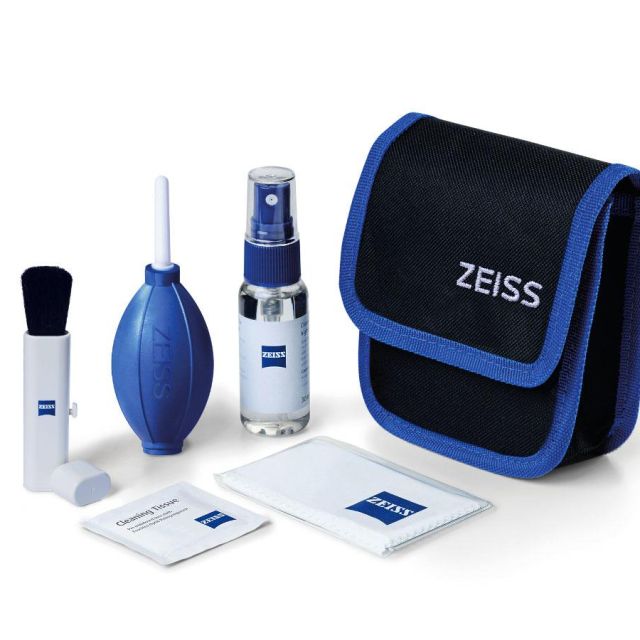 Kit de nettoyage optique : liquide + accessoires - Zeiss 19. Produits de nettoyage, outillage, entretien