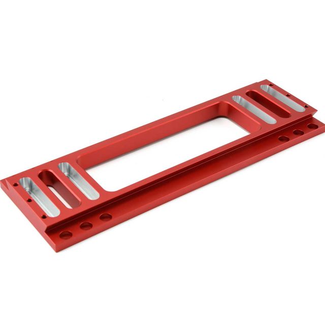 Queue d'aronde mâle type Losmandy long. 300mm rouge - TSOptics Platines et colliers