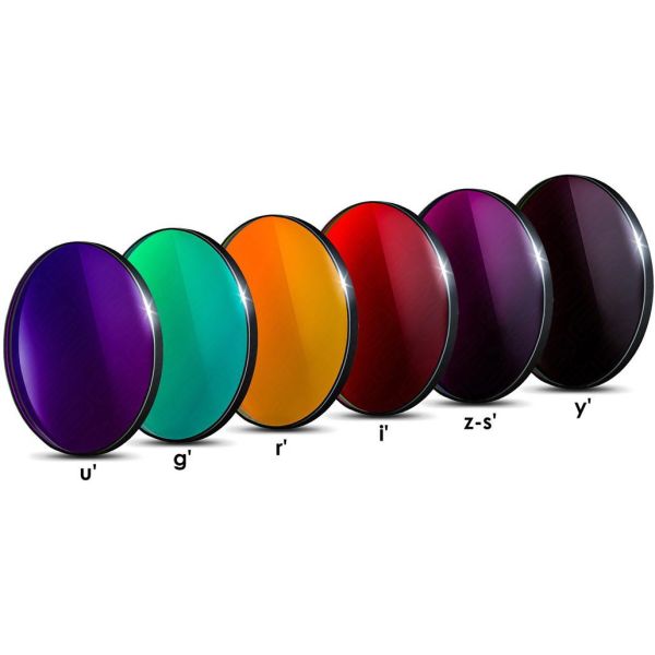 Lot de 6 filtres photométriques SLOAN/SDSS - Ø 31mm rond non monté - Baader