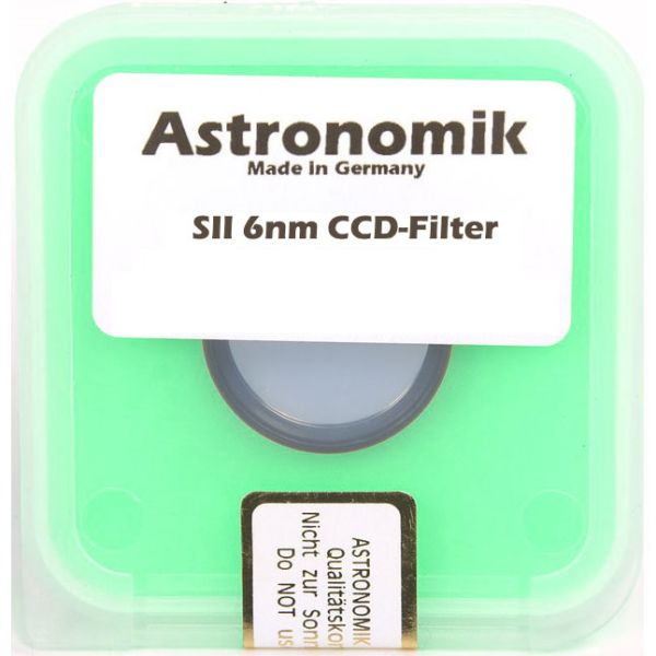 Filtre photo mono-bande SII 6nm - coulant 31,75mm (M28) - Astronomik