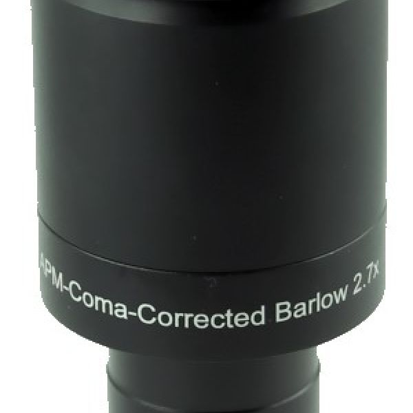 Lentille de Barlow 2,7x coulant 31,75mm ED Comacorr (bloc optique seul) pour Newton - APM