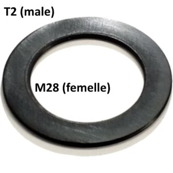 Bague adaptatrice T2 pour filtres 31,75mm (M28) - PierroAstro