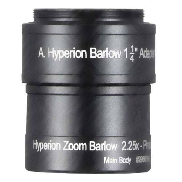Lentille de Barlow 2,25x coulant 31,75mm Hyperion - Baader