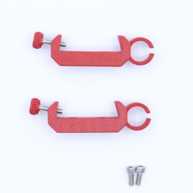 Platine queue d'aronde femelle type Vixen pour ASIAIR Plus ou Mini avec passe-câbles rouge (lot de 2) - AstroPrints Accessoires informatiques