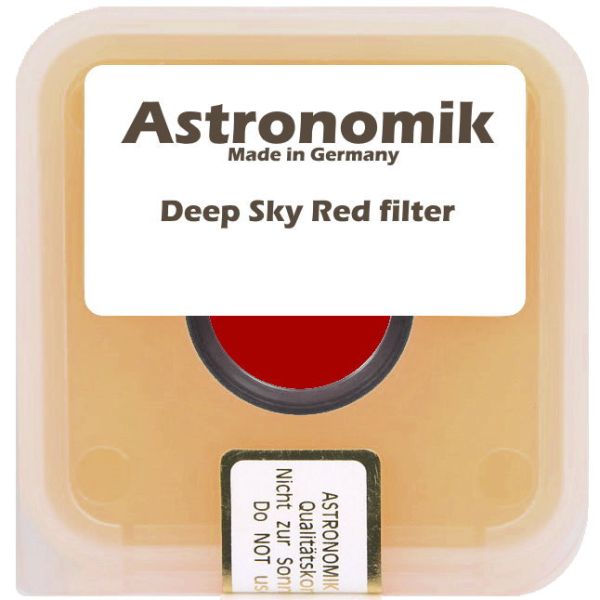 Filtre photo Rouge Deep-Sky - coulant 31,75mm (M28) - Astronomik