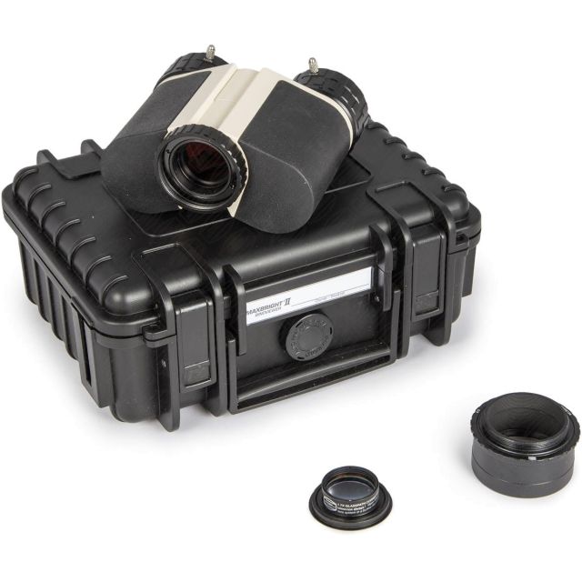 Tête binoculaire MaxBright II, valise, GlassPath 1,70x et adaptateur coulant 50,80mm - Baader 33. Tête binoculaire Maxbright T2
