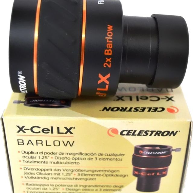 Lentille de Barlow 2x coulant 31,75mm X-Cel LX APO - Celestron Lentilles de Barlow