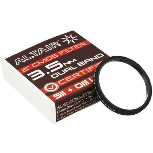 Filtre photo dual-bande SII-OIII 3,5nm ULTRA Premium - coulant 50,80mm (M48) - AltairAstro Altair-Astro