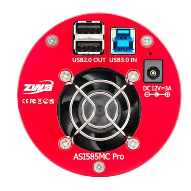 Caméra ASI585MC Pro refroidie couleur (IMX585) - ZWO Caméras ciel profond