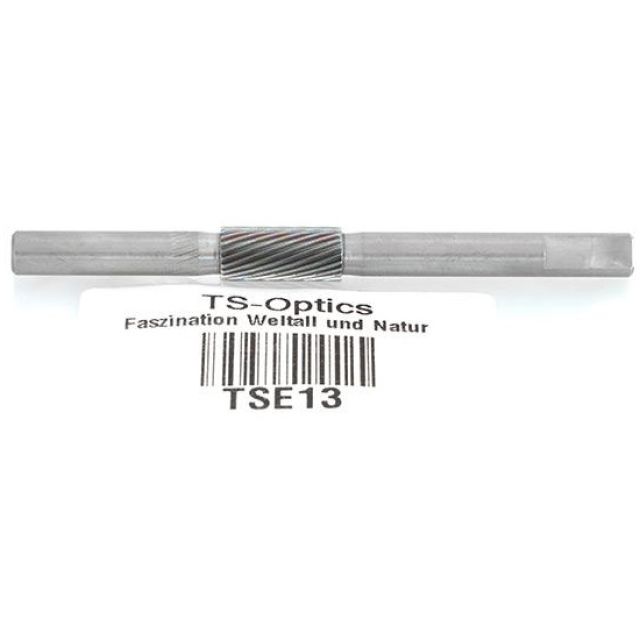 Axe de remplacement universel pour porte-oculaires RAP 2,5'' L=82,8mm D=6mm Module 0,3 - TSOptics Pièces détachées TS