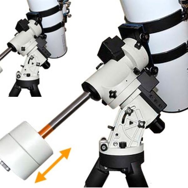 Rallonge de barre de contrepoids Ø 20mm pour GEM26 et GEM28 - iOptron