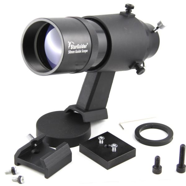 Lunette guide 50/175 avec support et embase - Omegon