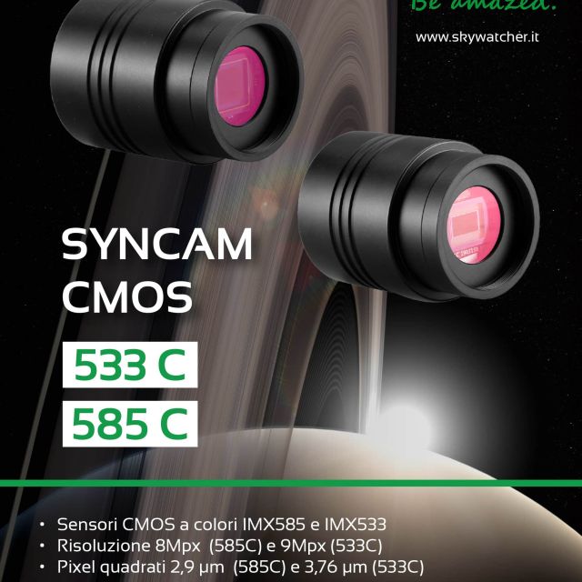 Caméra SynCam 533C couleur (IMX533) - Sky-Watcher Caméras Sky-Watcher