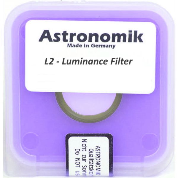 Filtre photo anti-Infrarouges UV/IR-Cut Luminance L2 - coulant 31,75mm (M28) - Astronomik