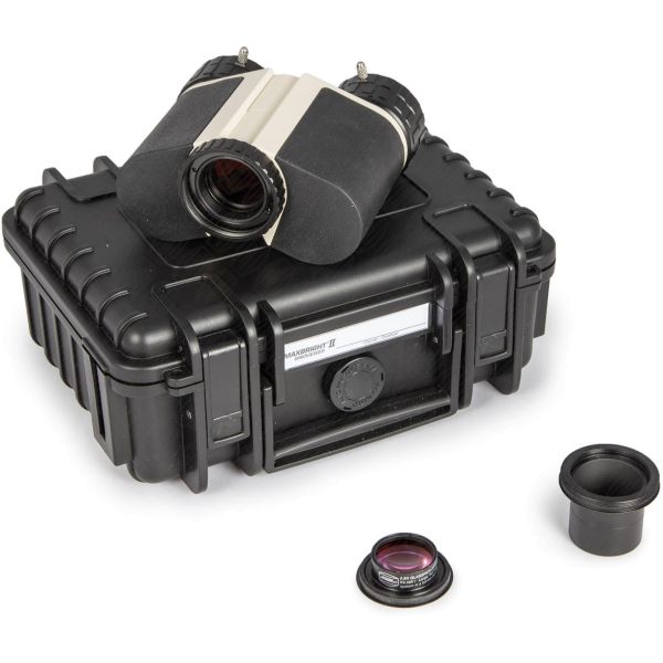 Tête binoculaire MaxBright II, valise, GlassPath 2,60x et adaptateur coulant 31,75mm - Baader