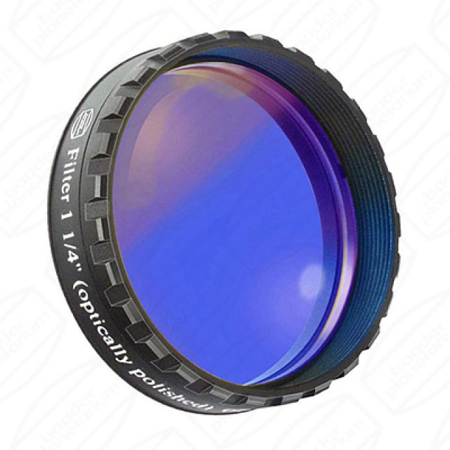 Filtre visuel coloré bleu foncé 435nm - coulant 31,75mm (M28) - Baader 40. Filtres colorés observ. planétaires