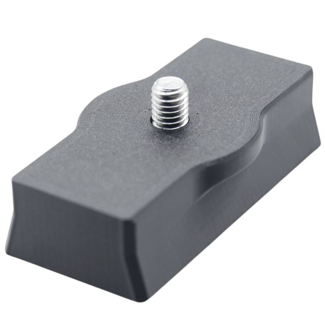 Queue d'aronde mâle type Vixen long.  90mm avec vis 3/8'' pour Seestar S30 ou S50 - Astroprints Platines et colliers