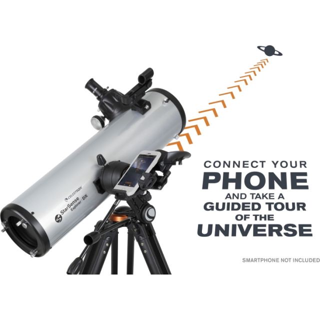 Télescope Newton 130/650 visuel sur monture alt-azimutale StarSense Explorer DX - Celestron .Débutants