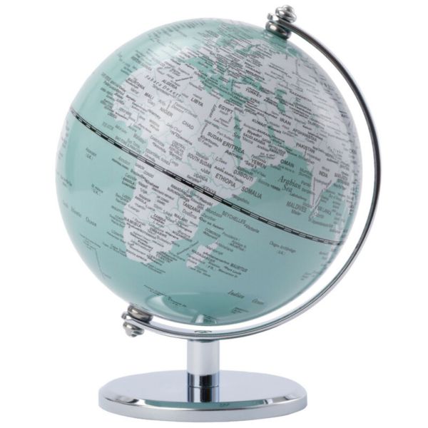 Globe terrestre Gagarin Ø130mm Turquoise - Troika