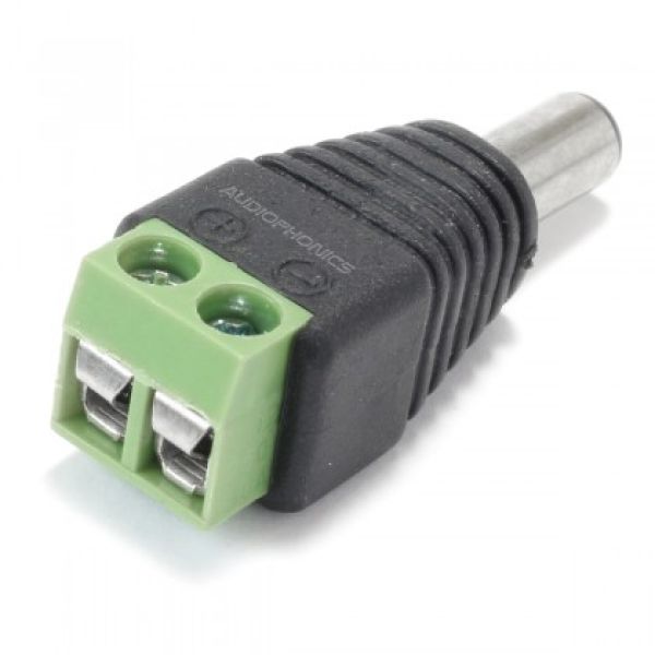 Adaptateur Jack 5.5/2.1mm mâle vers Borniers à Vis - PierroAstro