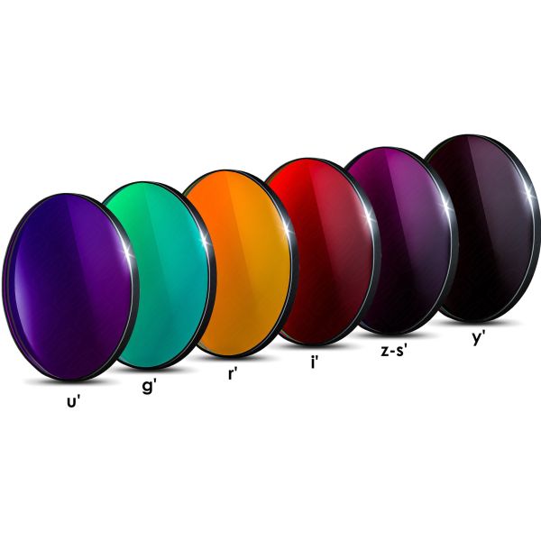 Lot de 6 filtres photométriques SLOAN/SDSS - Ø 36mm rond non monté - Baader