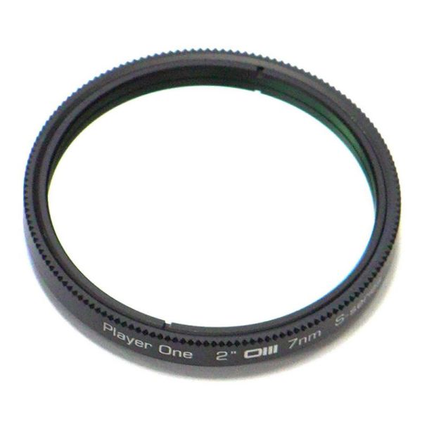 Filtre photo mono-bande OIII  7nm S-Series - coulant 50,80mm (M48) - Player-One