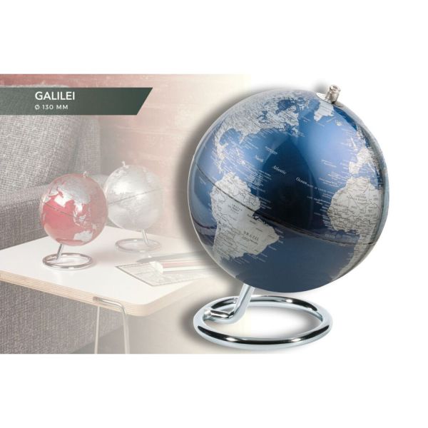 Globe terrestre Galilei Ø130mm Bleu Profond - Troika