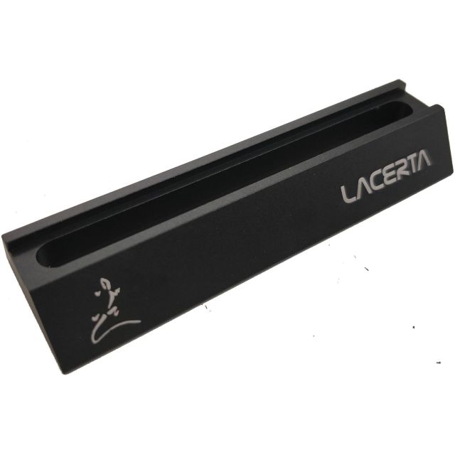 Queue d'aronde mâle type chercheur (mini-Vixen) pour APN ou autres - long. 100mm - Lacerta Accessoires d'autoguidage