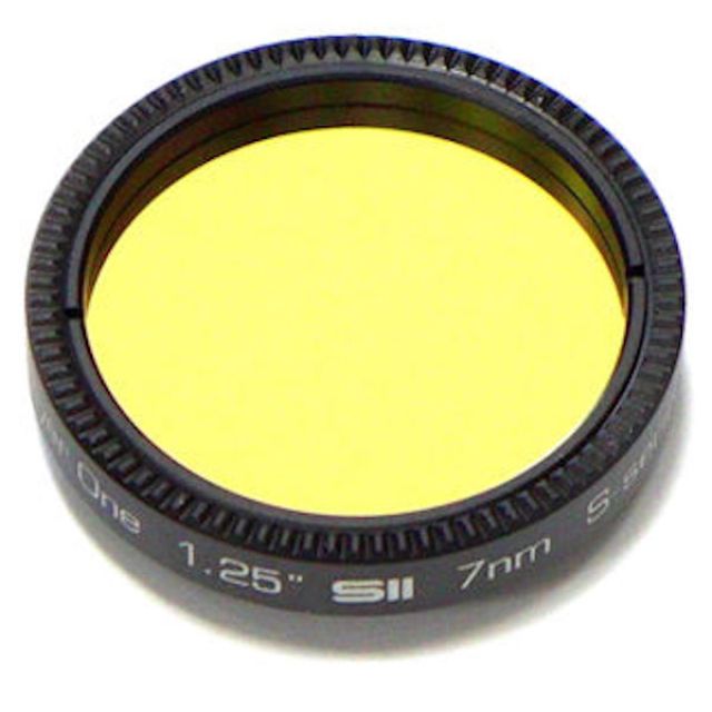 Filtre photo mono-bande SII  7nm S-Series - coulant 31,75mm (M28) - Player-One Filtres photo nébulaires mono-bandes SHO pour caméras monochrome