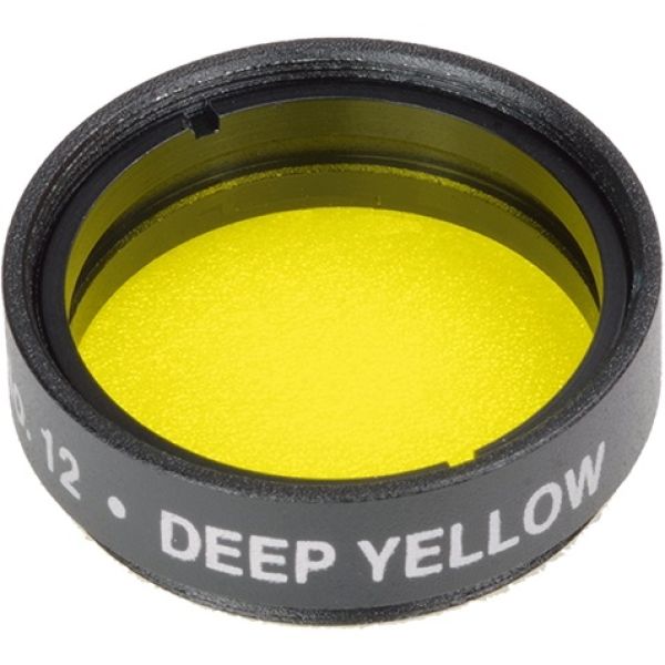 Filtre visuel coloré #12 jaune coulant 31,75mm (M28) - Perl