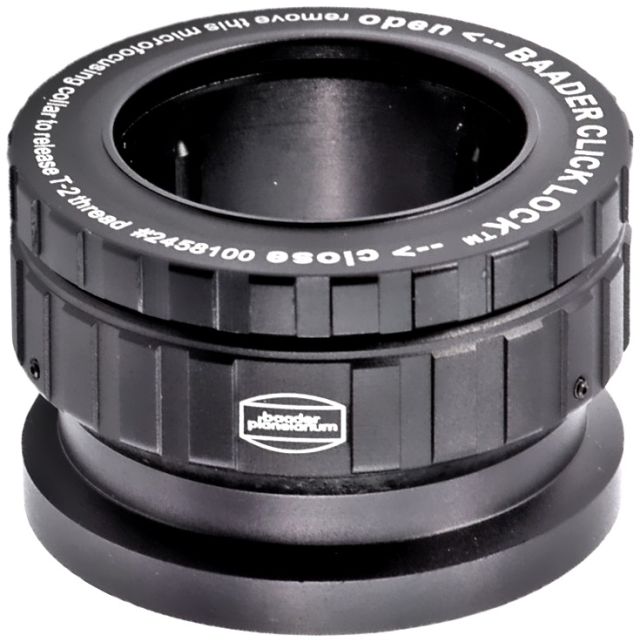 Porte-oculaires coulant 31,75mm auto-centreur avec mise au point hélicoïdale pour filetage T2 - Baader Accessoires M42 / T2