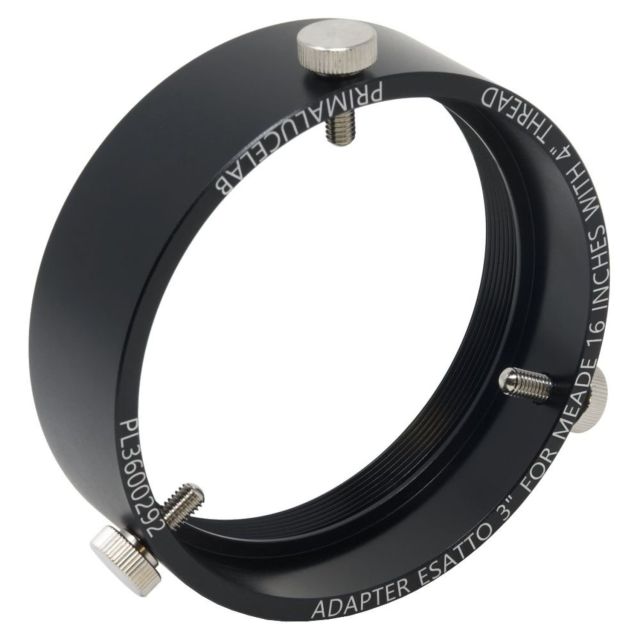 Bague adaptatrice pour Meade 16'' avec filetage 4'' vers ESATTO 3'' - PrimaLuceLab Bagues adaptatrices